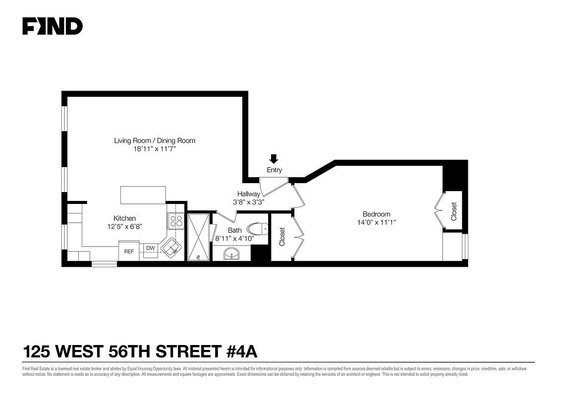 125 West 56th Street 4-A Midtown West New York NY 10019